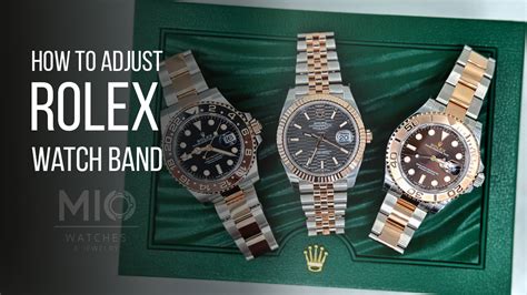 are rolex watch adjustment|adjust Rolex watch band.